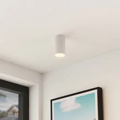 Downlight Brinja, hvid, metal, Ø 6 cm, rund, GU10^Arcchio Hot