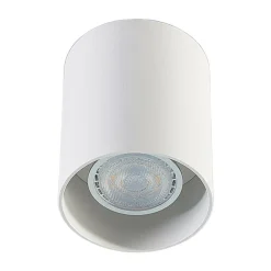 Arcchio downlight Carson, højde 10 cm, hvid, aluminium