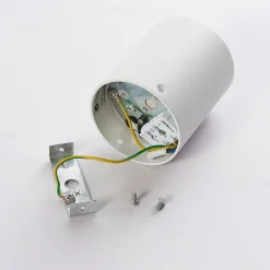 Arcchio downlight Carson, højde 10 cm, hvid, aluminium