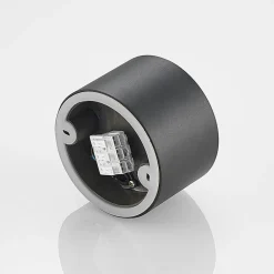 Arcchio downlight Nieva, G9, sort, rund, Ø 10cm, metal