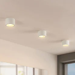 Arcchio Gang|Loftlamper>downlight Nieva, G9, hvid, rund, Ø 10cm, metal