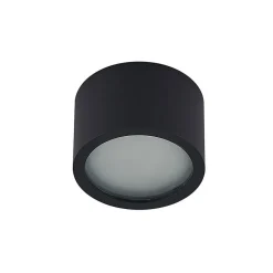 downlight Nieva, GX53, sort, rund, Ø 10cm, metal^Arcchio Outlet