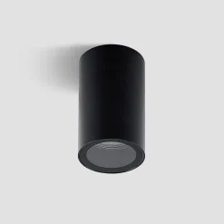 Arcchio downlight Olivir, sort, metal, Ø 6cm, GU10, IP44