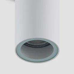 Arcchio downlight Olivir, hvid, metal, Ø 6cm, GU10, IP44