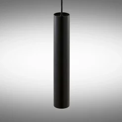 Arcchio Ejona pendellampe, højde 35 cm, sort, aluminium