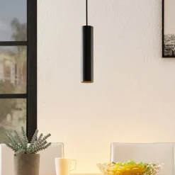 Ejona pendellampe, højde 27 cm, sort, aluminium^Arcchio Best