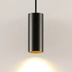 Ejona pendellampe, højde 15 cm, sort, metal^Arcchio Best