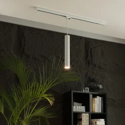 Arcchio Ejona skinne LED-pendel hvid 6/40cm