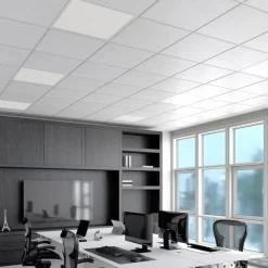 forsænket panel Vinas, 62 cm, hvid, aluminium, CCT^Arcchio Clearance