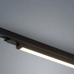 Arcchio Harlow LED-skinnelampe, sort, 69 cm, 3.000 K