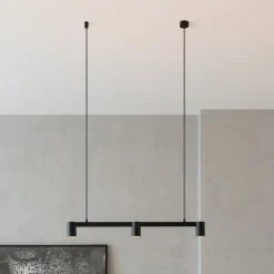 hængelampe Brinja, sort, 90 cm, 3 lyskilder, GU10^Arcchio Hot