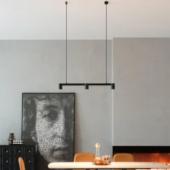 hængelampe Brinja, sort, 90 cm, 3 lyskilder, GU10^Arcchio Hot