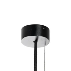 Arcchio hængelampe Brinja, sort, 120 cm, 5 lyskilder, GU10