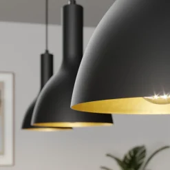 hængelampe Cosmina, 3 lyskilder, længde 90 cm, sort^Arcchio Clearance