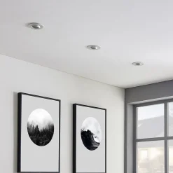 Arcchio indbygget loftspot Sophia, hvid, rund