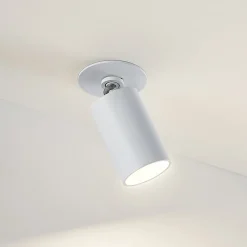 indbygningsspot Davin, hvid, cylinder, sæt med 3 stk^Arcchio Sale