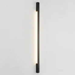 Arcchio Ivano LED-væglampe, 130 cm, sort