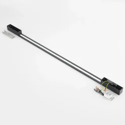 Arcchio Ivano LED-væglampe, 130 cm, sort