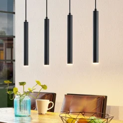 Arcchio Pendellamper|Pendellamper>Kammeron LED-hængelampe, sort, metal, 80 cm