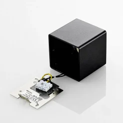 Kubika downlight, 9 cm, sort, 1 lyskilde, metal^Arcchio New