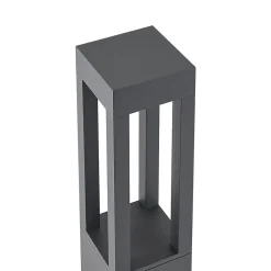 Arcchio LED pullert Lienna, 60 cm, grå, metal, IP65