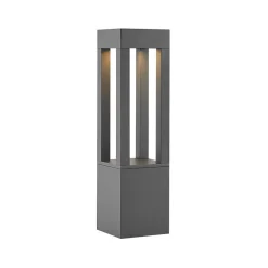 Arcchio LED pullert Lienna, 60 cm, grå, metal, IP65