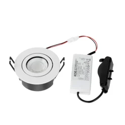 Arcchio LED-downlight Eliar rund hvid CCT drejelig
