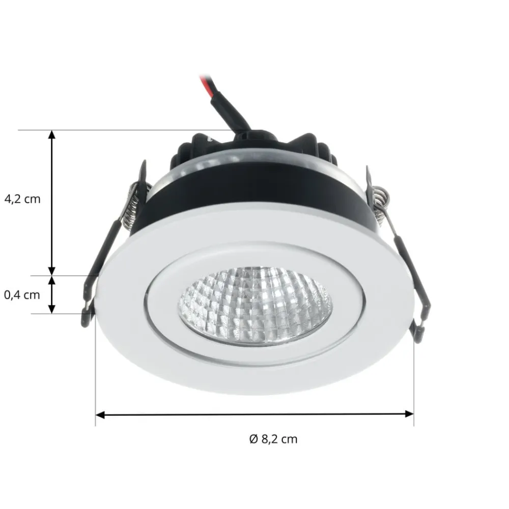 Arcchio LED-downlight Jyra, hvid, 4.000K