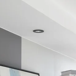 Arcchio LED-downlight Lirin, sort, 4.000K