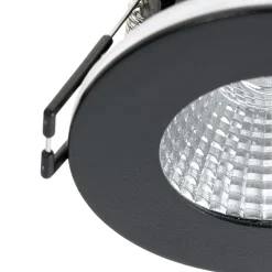 Arcchio LED-downlight Lirin, sort, 4.000K