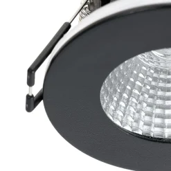 Arcchio LED-downlight Lirin, sort, 2.700K