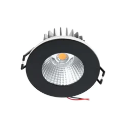 Arcchio LED-downlight Lirin, sort, 2.700K