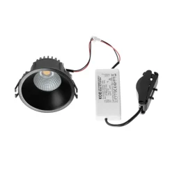 Arcchio LED-downlight Niria, sort, 3.000K