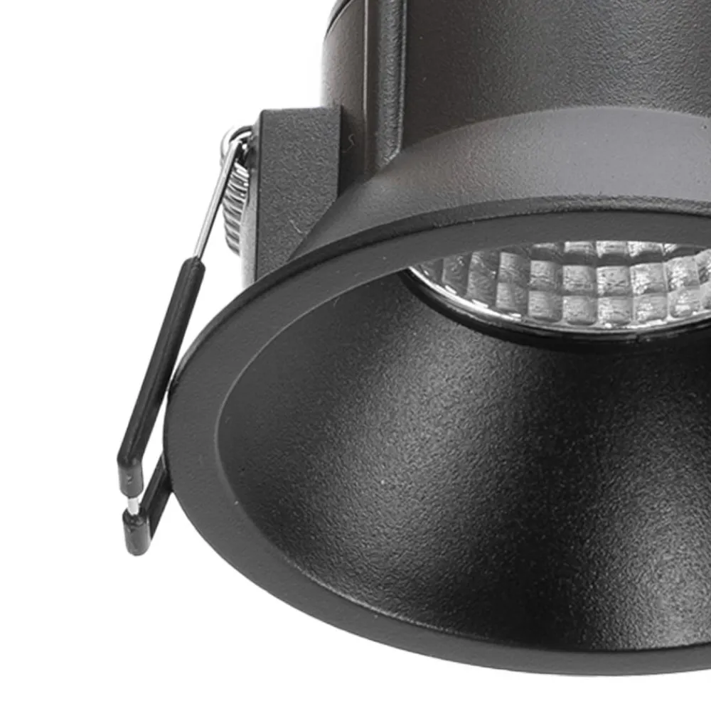 Arcchio LED-downlight Niria, sort, 3.000K