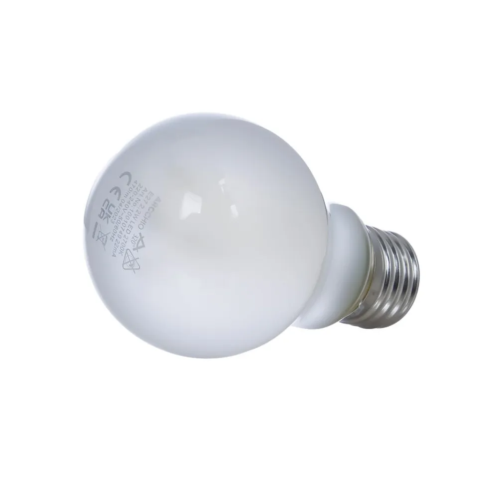 LED-filamentpære, E27 2,2W, mat, 2700K, 470 lm^Arcchio Hot