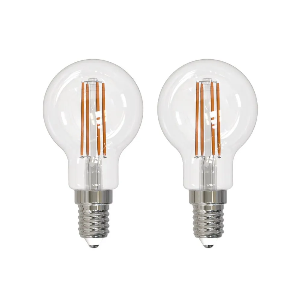 Arcchio Filament Pære|Led Pærer>LED-filamentpære E14 G45, sæt med 2, 2700 K