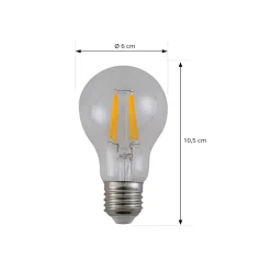 LED-filamentpære, E27 7,2W, 4000K, klar, 1521 lm^Arcchio Clearance