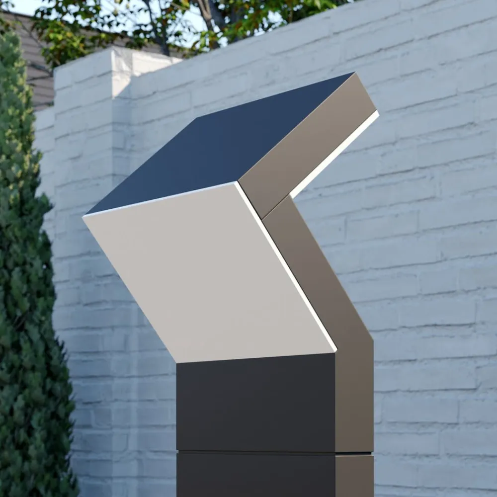 LED-gadelampe Havin, antracit, metal, 100 cm^Arcchio Best