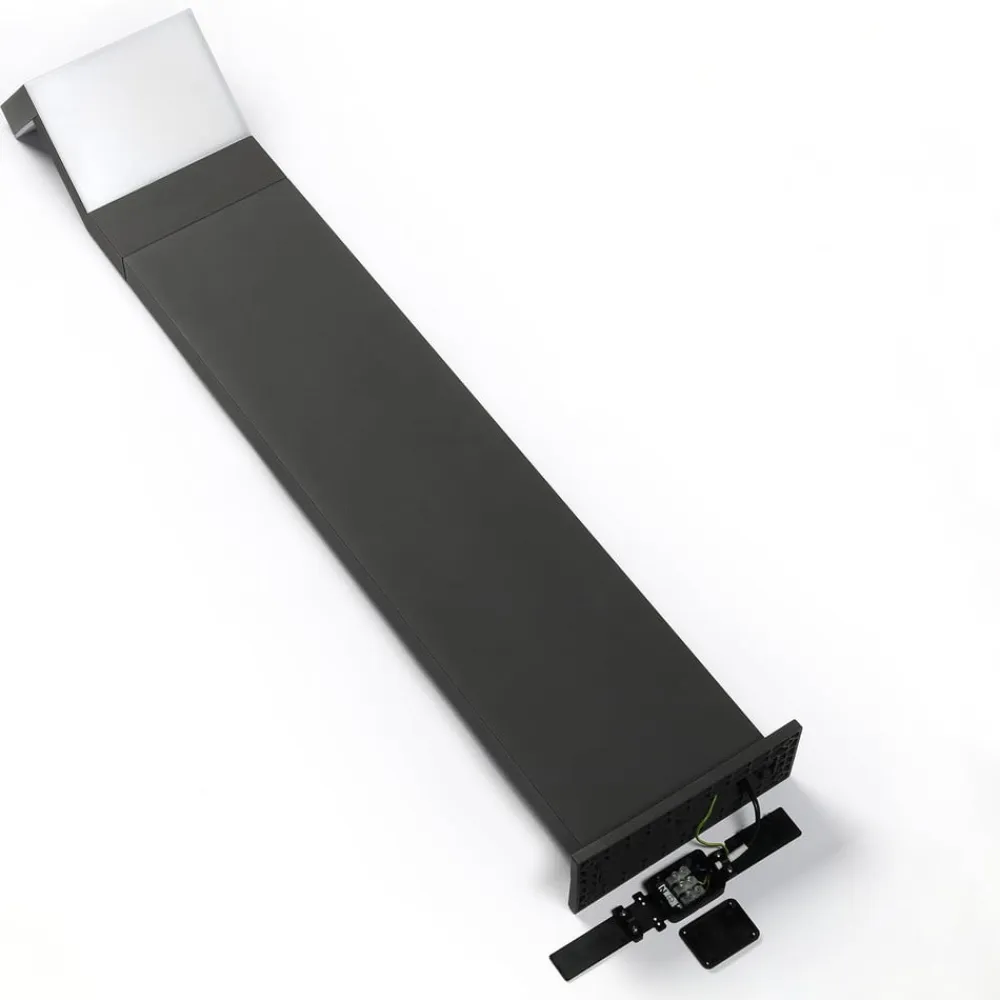 LED-gadelampe Havin, antracit, metal, 100 cm^Arcchio Best