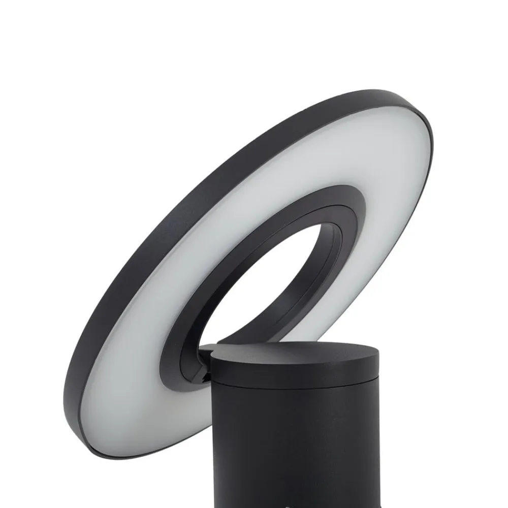 LED-gadelampe Tovio, antracit,, Ø 24cm, sensor^Arcchio Hot