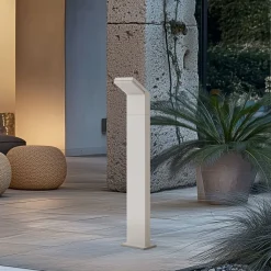 Arcchio LED-gadelampe Yolena, 100 cm, hvid, IP65