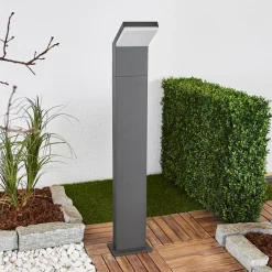 LED-gadelampe Yolena, 100 cm, antracit, aluminium^Arcchio New