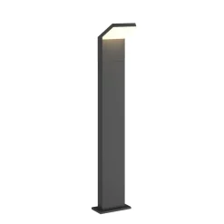 LED-gadelampe Yolena, 100 cm, antracit, aluminium^Arcchio New