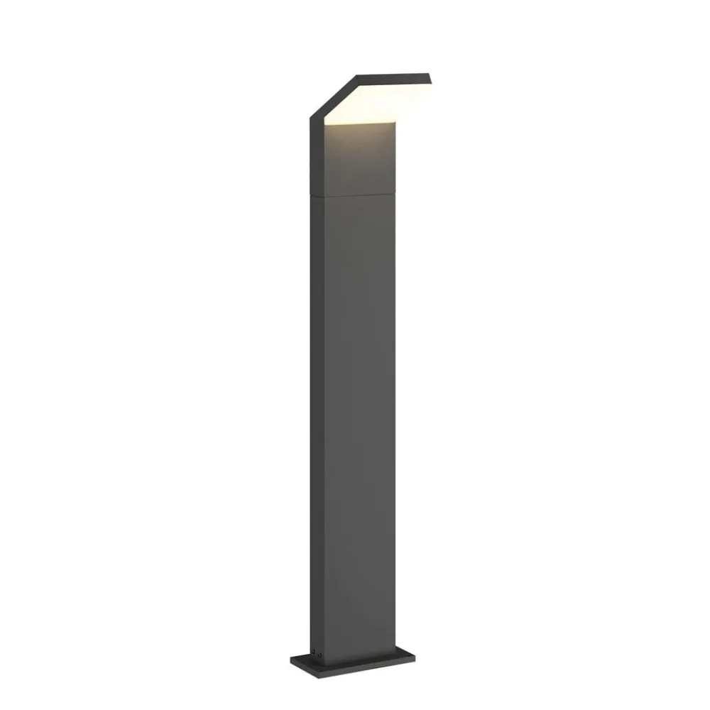 LED-gadelampe Yolena, 100 cm, antracit, aluminium^Arcchio New
