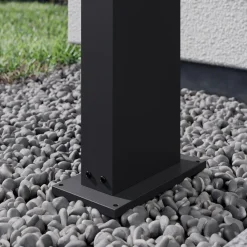 LED-gadelampe Yolena, 60 cm, antracit, aluminium^Arcchio