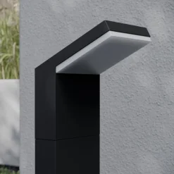 LED-gadelampe Yolena, 60 cm, antracit, aluminium^Arcchio