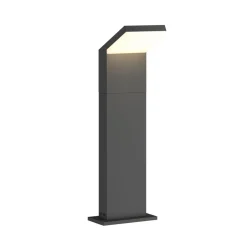 LED-gadelampe Yolena, 60 cm, antracit, aluminium^Arcchio