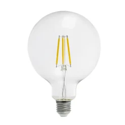 Arcchio LED-globepære, G125 E27 3,8W, 3000K, 806lm