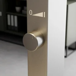 LED-gulvlampe Logan Basic, sæt med 2, sølv, 6000 lm^Arcchio