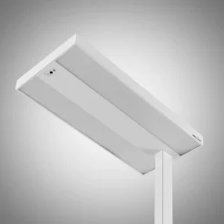 Arcchio LED-gulvlampe Logan Pro, hvid, sensor, dæmpbar